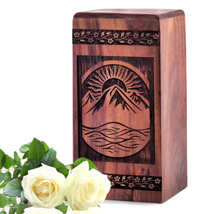 mountain Urn Size 5(H)x3(W)x3(L)Inches