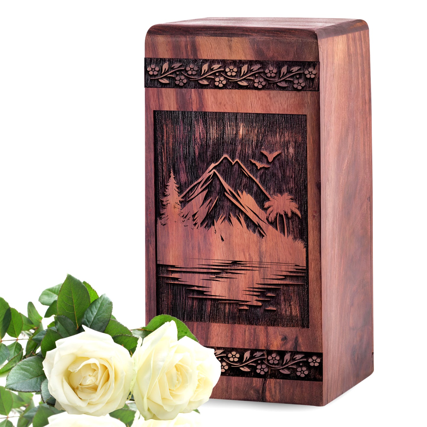 mountain Urn Size 5 Inch 5”(H) x 3”(W) x 3”(L)
