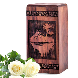 mountain Urn Size 5(H)x3(W)x3(L)Inches