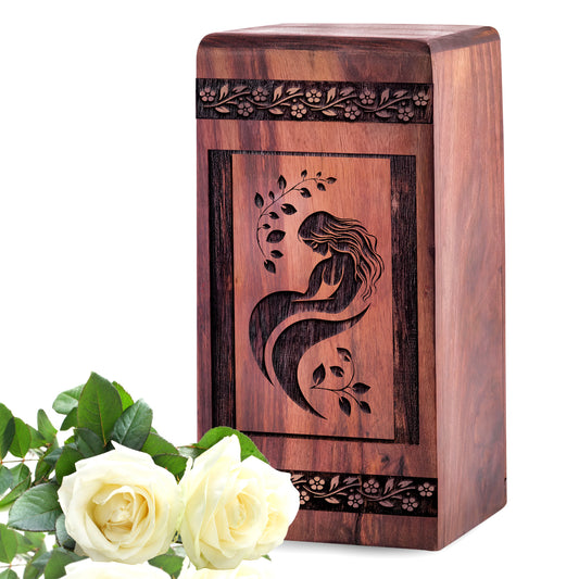 mother Urn Size 5 Inch 5”(H) x 3”(W) x 3”(L)