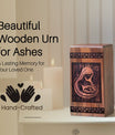 Handcrafted Wooden Mother Cremation Urn for Ashes - Thoughtful Keepsake