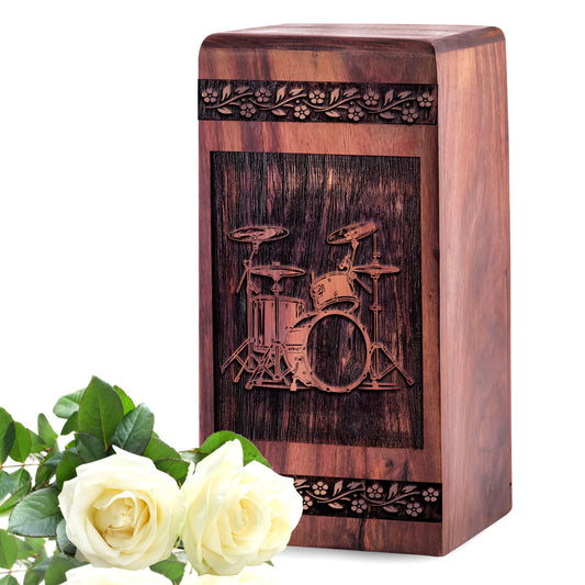 drum set Urn Size 5 Inch 5”(H) x 3”(W) x 3”(L)