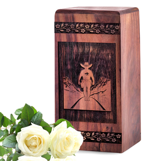man Urn Size 5 Inch 5”(H) x 3”(W) x 3”(L)