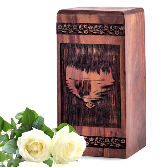 forest Urn Size 5 Inch 5”(H) x 3”(W) x 3”(L)