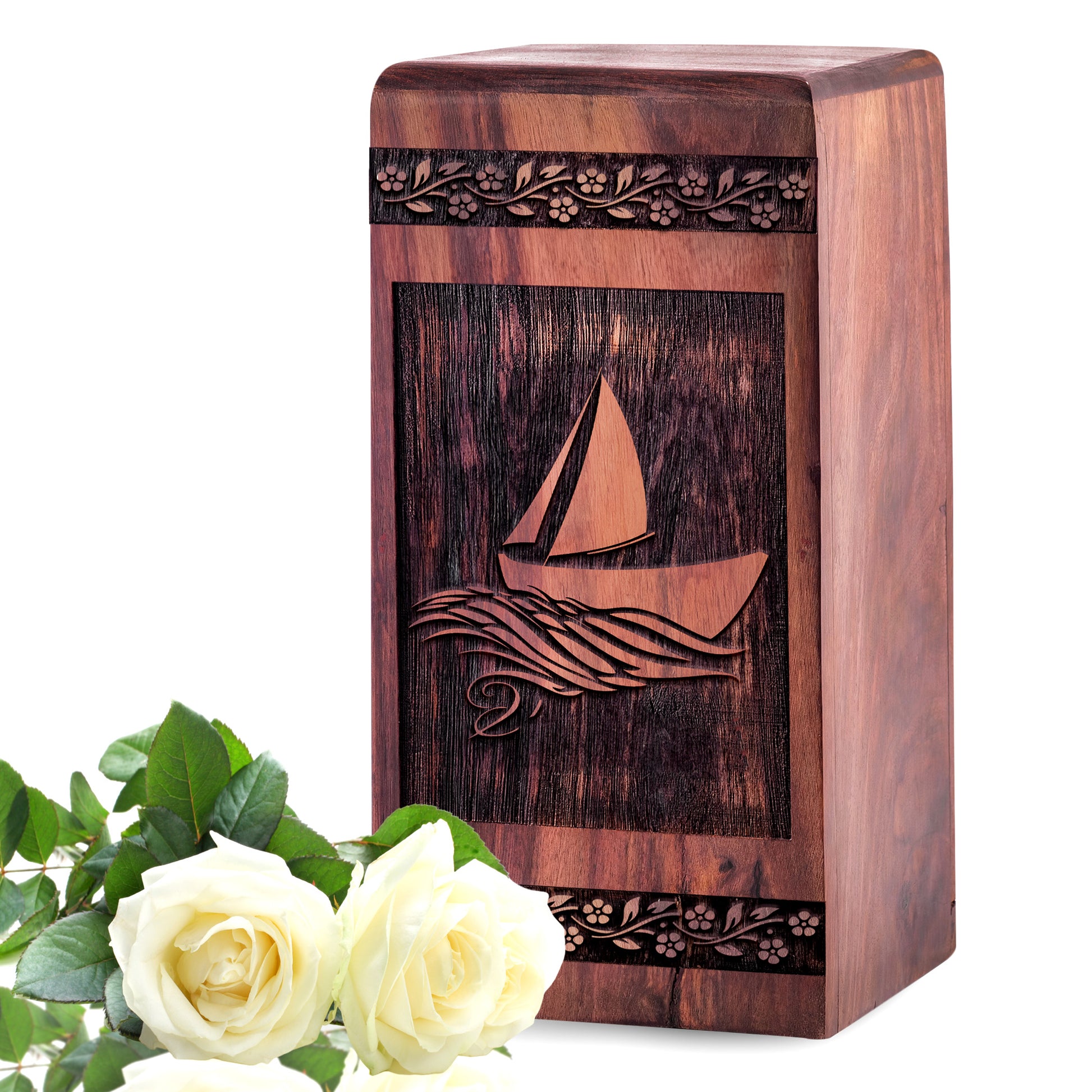 logo Urn Size 5 Inch 5”(H) x 3”(W) x 3”(L)