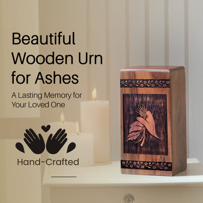logo Urn Size 10 Inch 10”(H) x 5.5”(W) x 5.5”(L)
