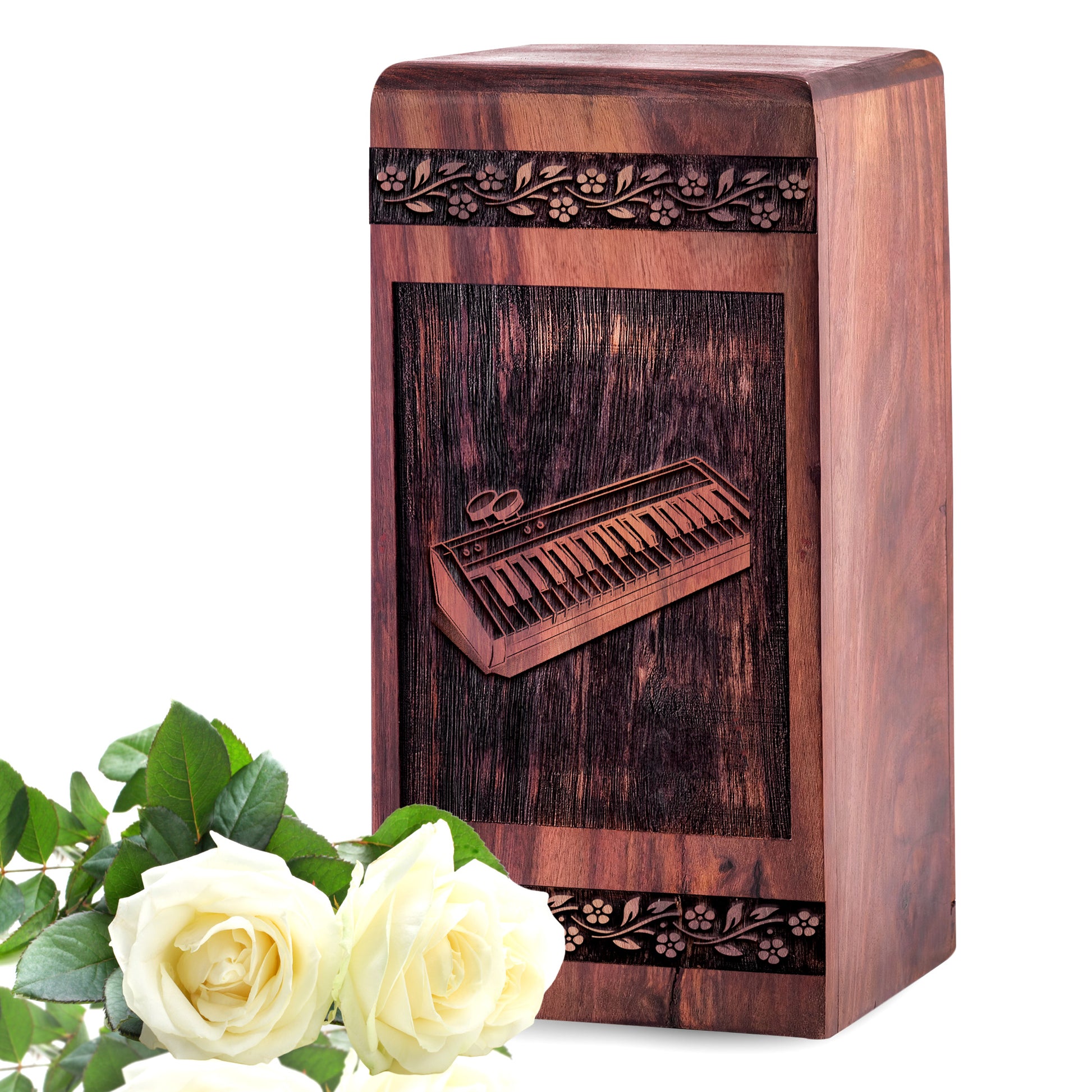 piano Urn Size 5 Inch 5”(H) x 3”(W) x 3”(L)