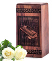 Wooden Piano Urn Box for Ashes - Thoughtful Keepsake