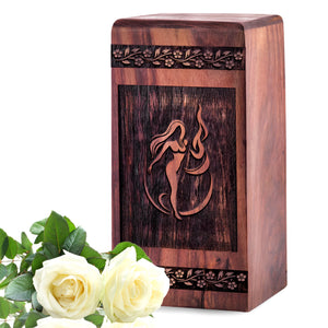 female dancing Urn Size 5(H)x3(W)x3(L)Inches