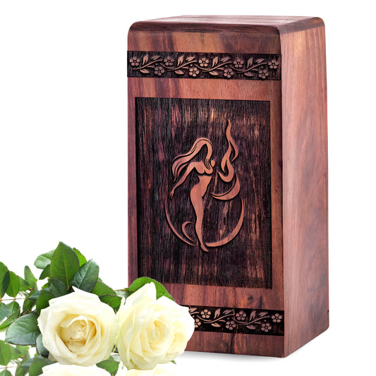 female dancing Urn Size 5 Inch 5”(H) x 3”(W) x 3”(L)