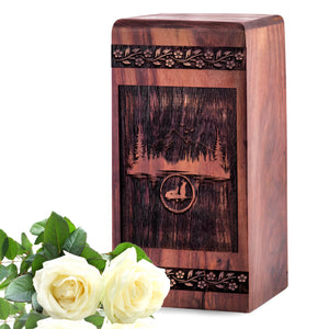 mountion Urn Size 5(H)x3(W)x3(L)Inches