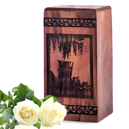 mountion Urn Size 5 Inch 5”(H) x 3”(W) x 3”(L)