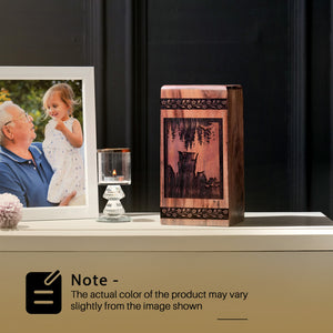 mountion Urn Size 11.25(H)x6.25(W)x6.25(L)Inches