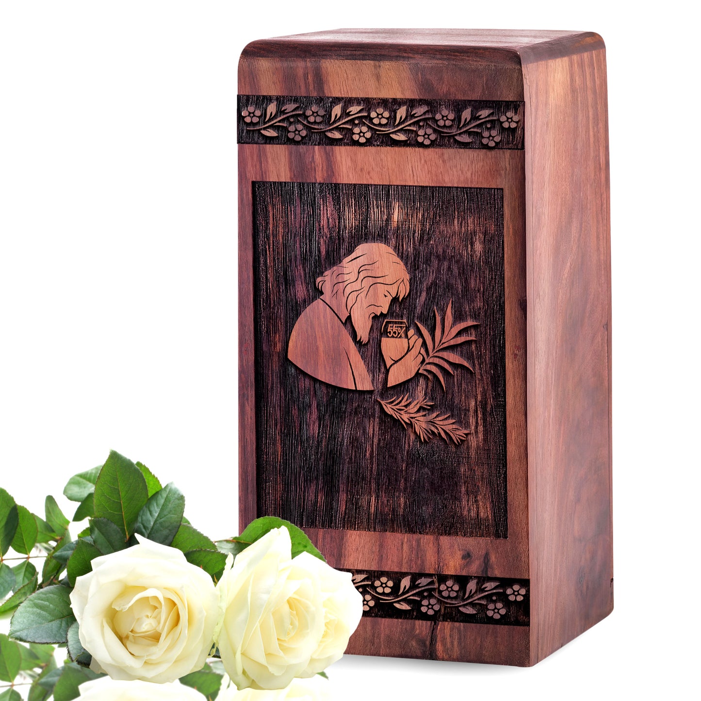 jesus Urn Size 5 Inch 5”(H) x 3”(W) x 3”(L)