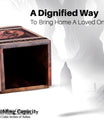 Wooden Jesus Urn Box for Ashes - Thoughtful Keepsake