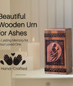 Wooden Jesus Urn Box for Ashes - Thoughtful Keepsake