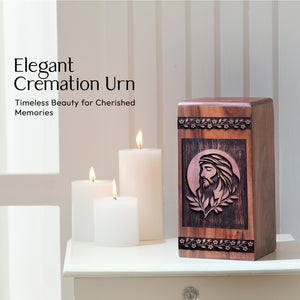 jesus Urn Size 10(H)x5.5(W)x5.5(L)Inches