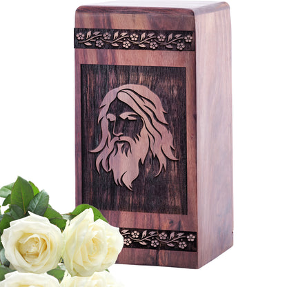 jesus Urn Size 5 Inch 5”(H) x 3”(W) x 3”(L)