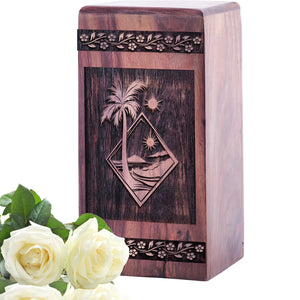 scenery Urn Size 5(H)x3(W)x3(L)Inches