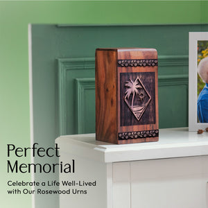 scenery Urn Size 11.25(H)x6.25(W)x6.25(L)Inches