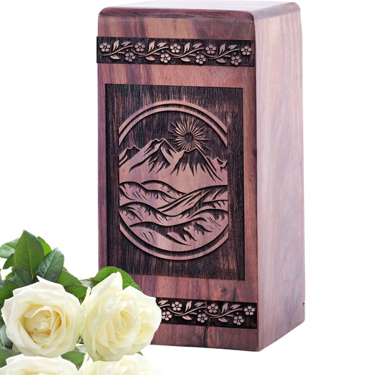 mountain Urn Size 5 Inch 5”(H) x 3”(W) x 3”(L)