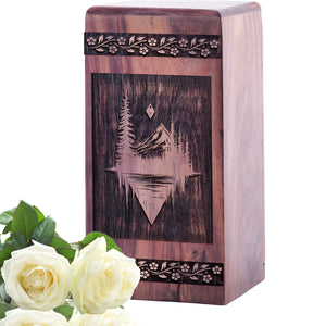 mountain Urn Size 5(H)x3(W)x3(L)Inches