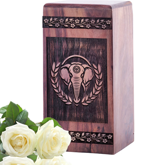 elephant Urn Size 5 Inch 5”(H) x 3”(W) x 3”(L)