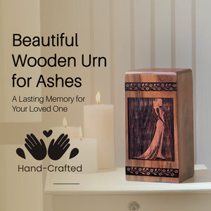 egyptian Urn Size 10(H)x5.5(W)x5.5(L)Inches