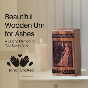 egyptian Urn Size 10(H)x5.5(W)x5.5(L)Inches