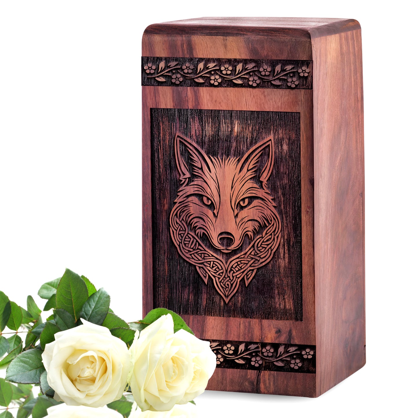 fox Urn Size 5 Inch 5”(H) x 3”(W) x 3”(L)