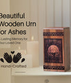 Handcrafted Wooden Crab Urn for Ashes - Eternal Tribute