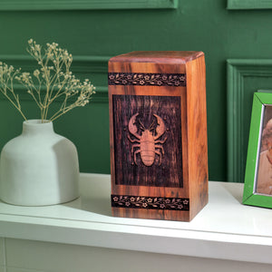 crab Urn Size 14(H)x7.5(W)x7.5(L)Inches