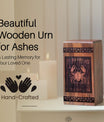 Handcrafted Wooden Crab Urn for Ashes - Lasting Memorial