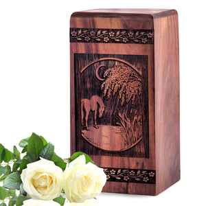 horse Urn Size 5(H)x3(W)x3(L)Inches