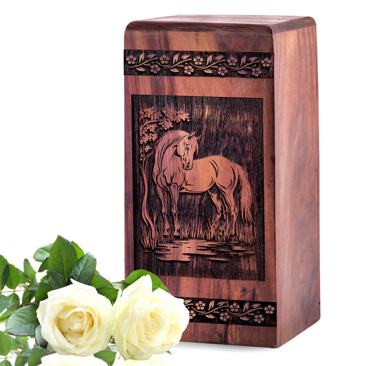 horse Urn Size 5 Inch 5”(H) x 3”(W) x 3”(L)