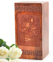 Sunset Beach Wooden Urn Box For Ashes - Wood Urn For Cremation Ashes
