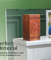 Sunset Beach Wooden Urns Box For Ashes Adult - Wood Urns For Burial