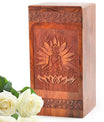 Yoga Wooden Urns - Thoughtful Yoga-inspired Cremation Boxes