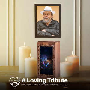 Butterfly Cremation Urn Box For Burial - Urn For Ashes Cremation And Memorial