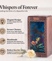 Beautiful Butterfly Wooden Urns For Ashes - Decorative Wooden Boxes For Ashes