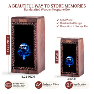 Bald Eagle Cremation Urn - Rosewood Heritage Mystical Memorial Urn