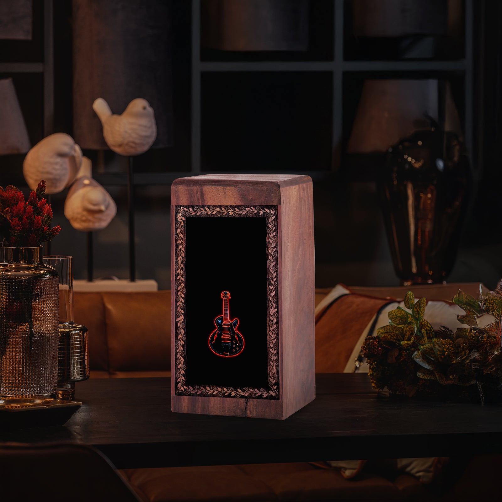 Modern Aesthetic Memorial Urn Box For Women - Funeral Boxes For Ashes