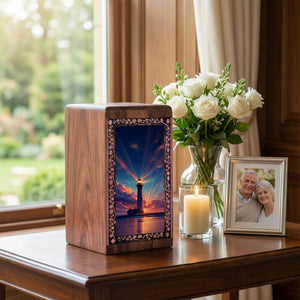 Evening Glow Lighthouse Urn - Funeral Cremation Urn Adult Man