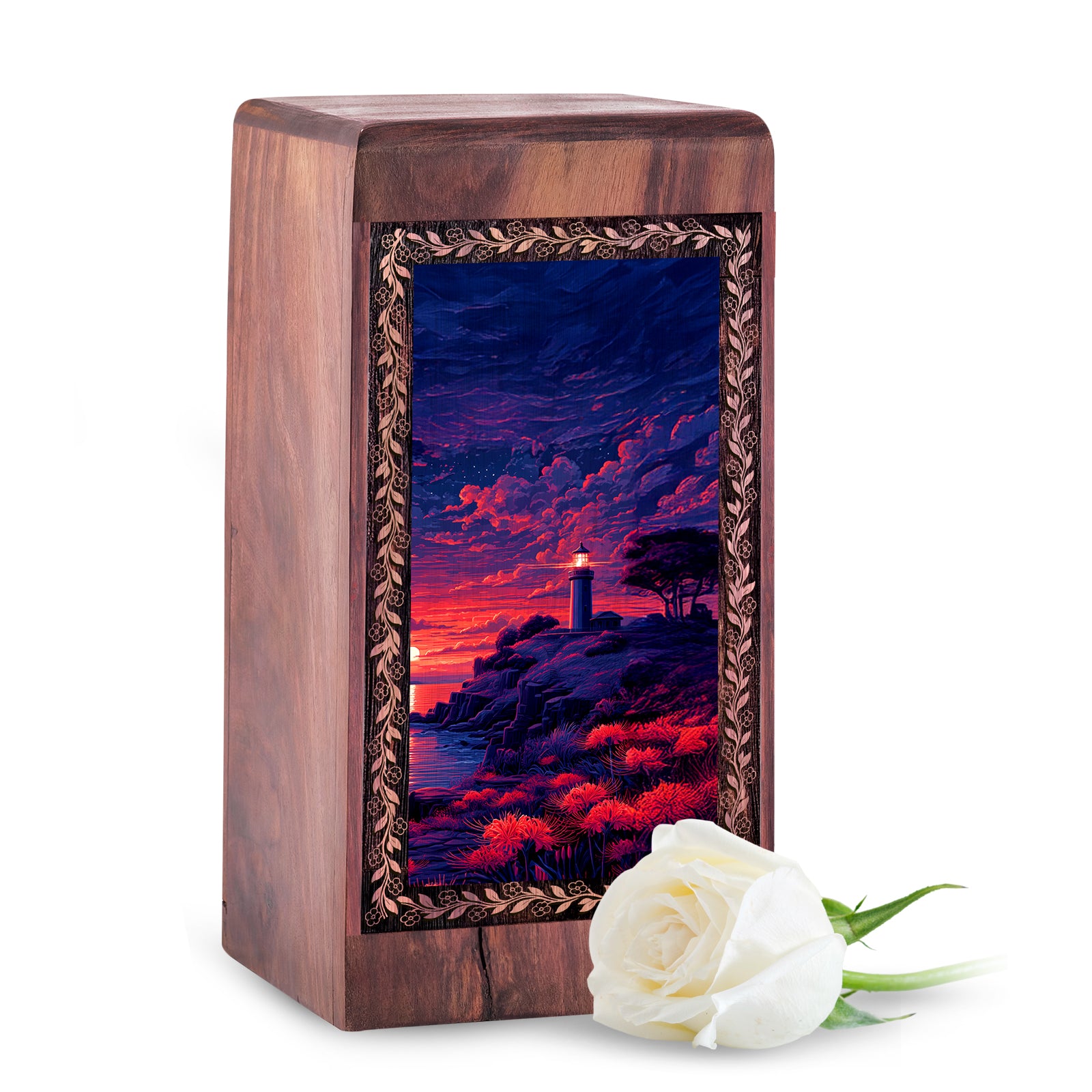 Artistic Lighthouse Theme Urn For Ashes - Cremation Urns For Male & Female