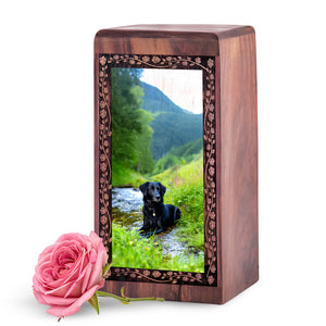 Dog Cremation Urn - Flat Coated Retriever Urn For Pet Dog