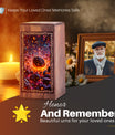Astroirds Themed Urn For Funeral Ashes Burial - Wooden Boxes For Adult Human Ashes