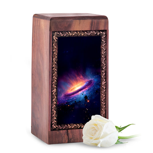 Wormhole Themed Funeral Urn For Ashes - Urn Boxes For Cremations Burial