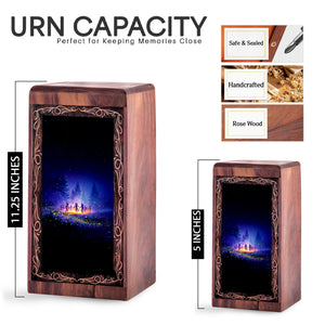 Native Night Ritual Cremation Urn For Ashes - Funeral Cremation Urn For Mom & Dad