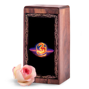 Blaze Dragon Theme Memorial Urn - Cremation Urn For Human Adult