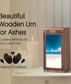 Beach Themed Wooden Urn For Ashes - Ocean Urn Box For Memorial